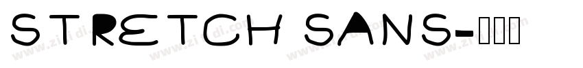 STRETCH SANS字体转换